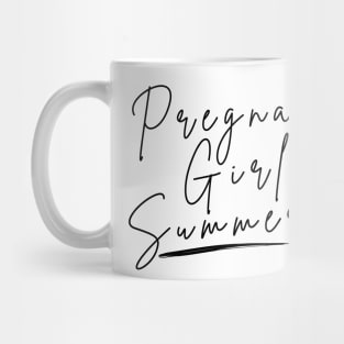 Pregnant Girl Summer Mug